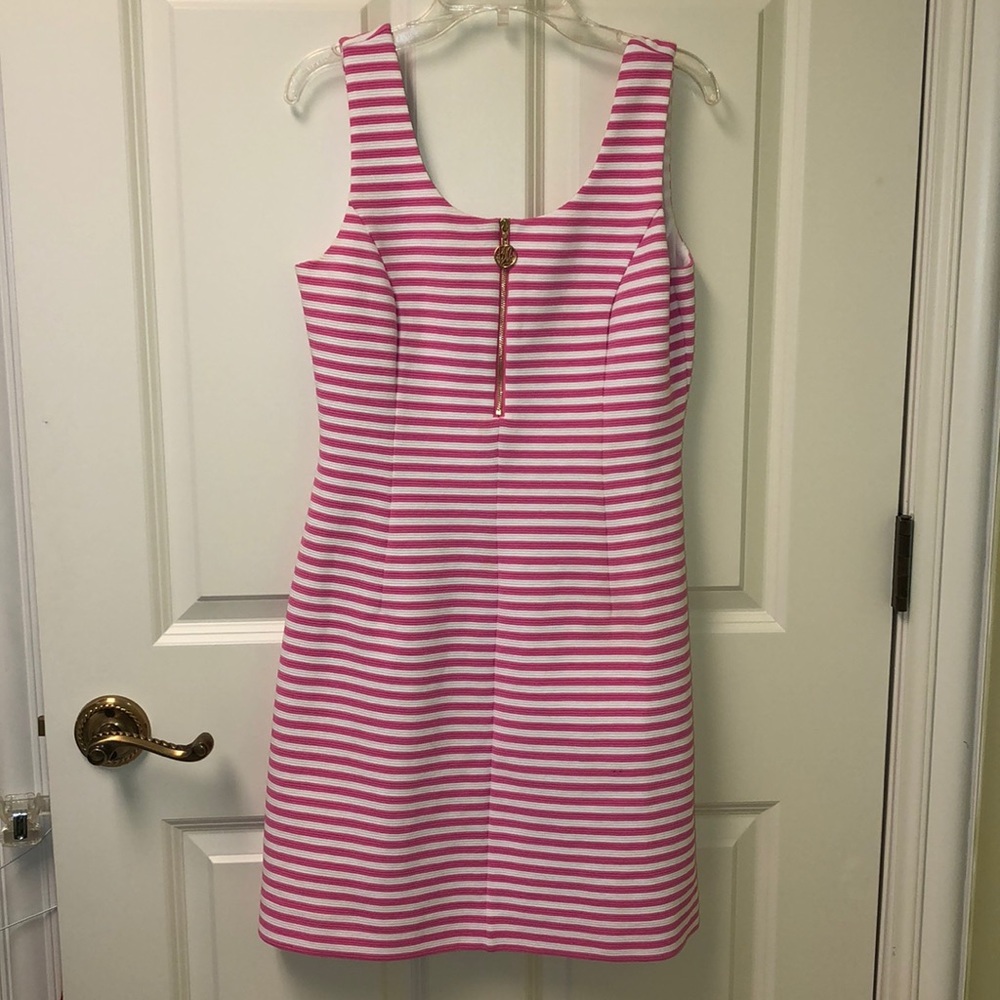 Lilly Pulitzer Pink & White Striped Dress